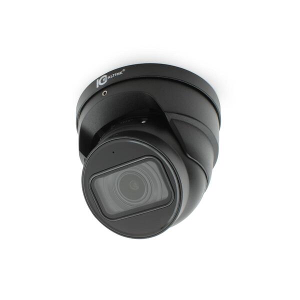 4MP IP I/O SS VANDAL EYEBALL DOME. VF 2.7 - 13.5 MM LENS (104 - 29Â°). 131.2 FT IR. POE CAPABLE.